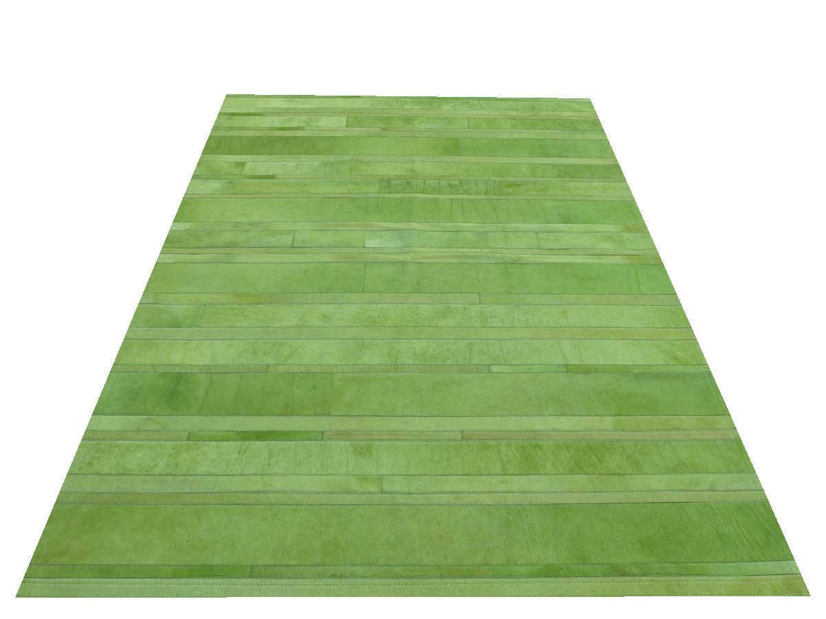 Moderner Teppich Cascade Leder Premium Grün