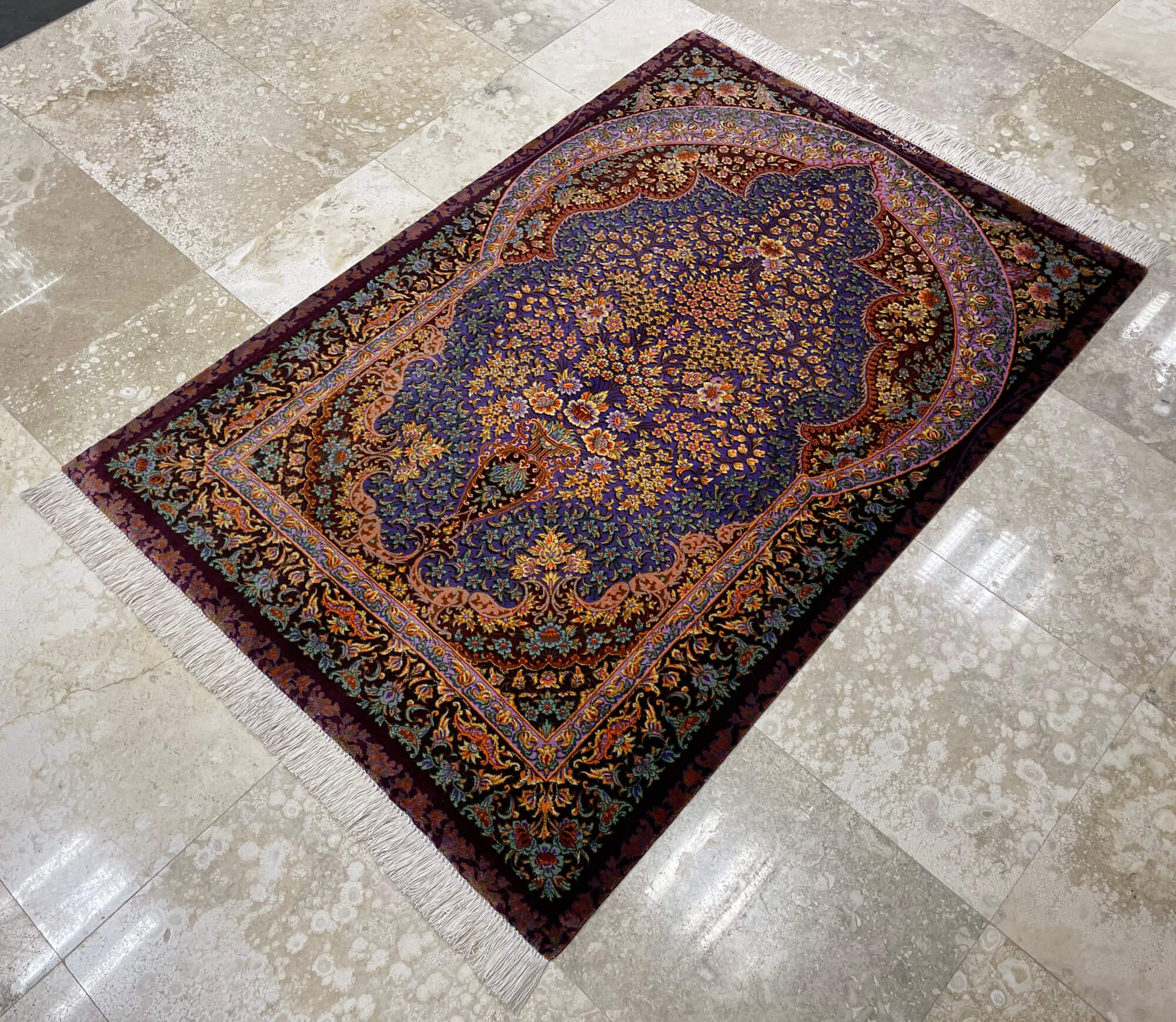 Perserteppich Qom Seide Royal