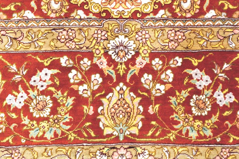Perserteppich Ghom Seide Royal