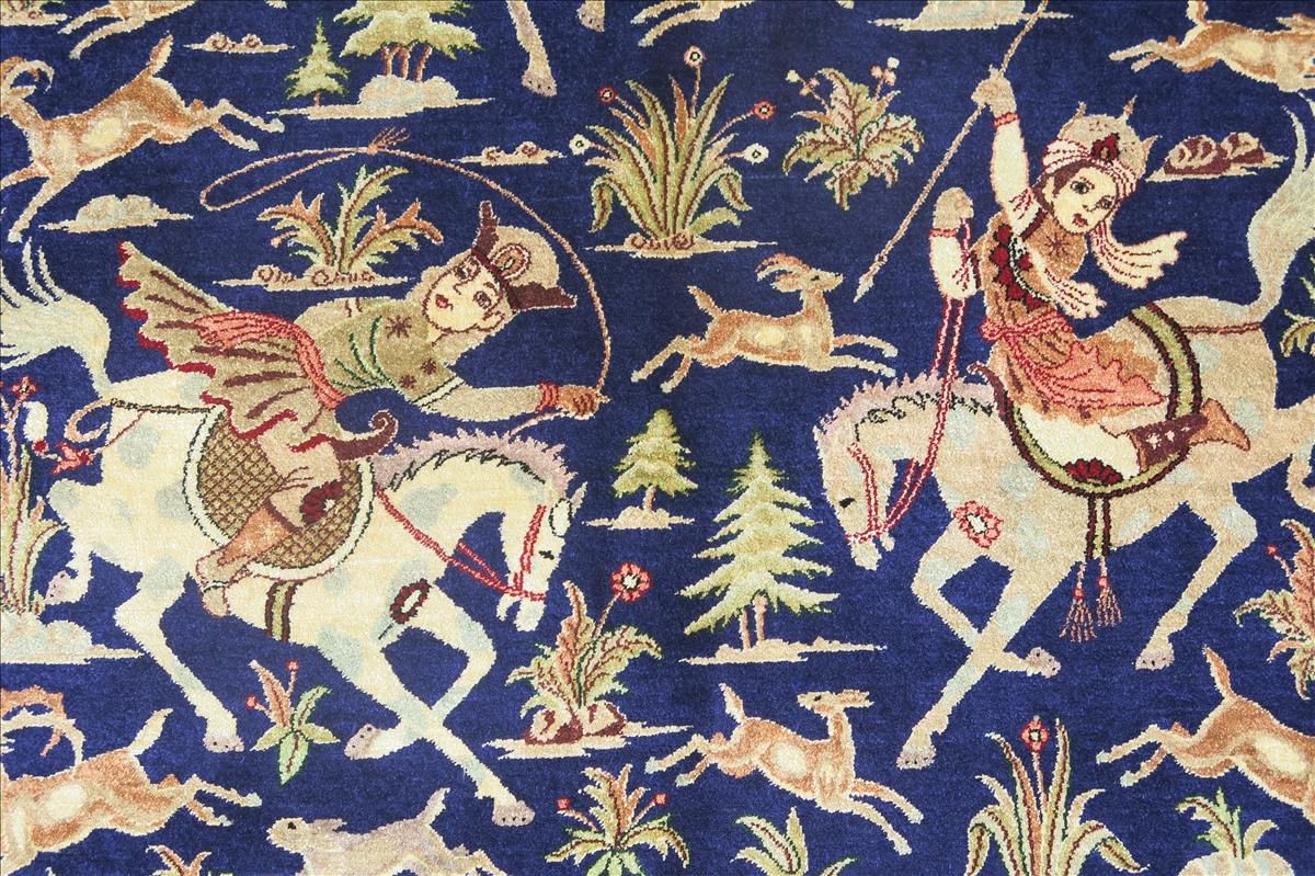 Ghom-Seiden-Orientteppich Imperial