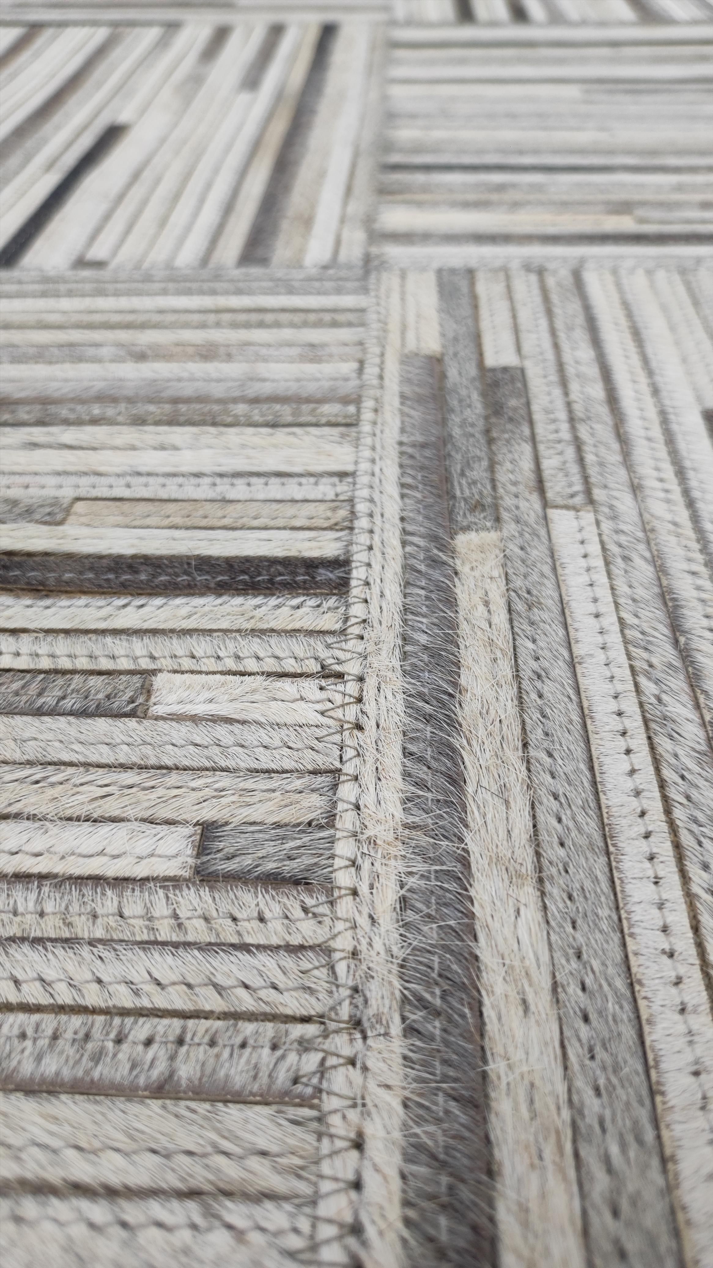 Moderner Teppich Leder Excelsior