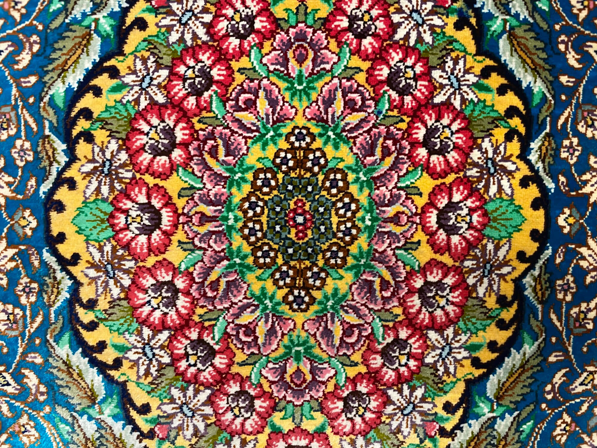 Perserteppich Qom Seide Royal