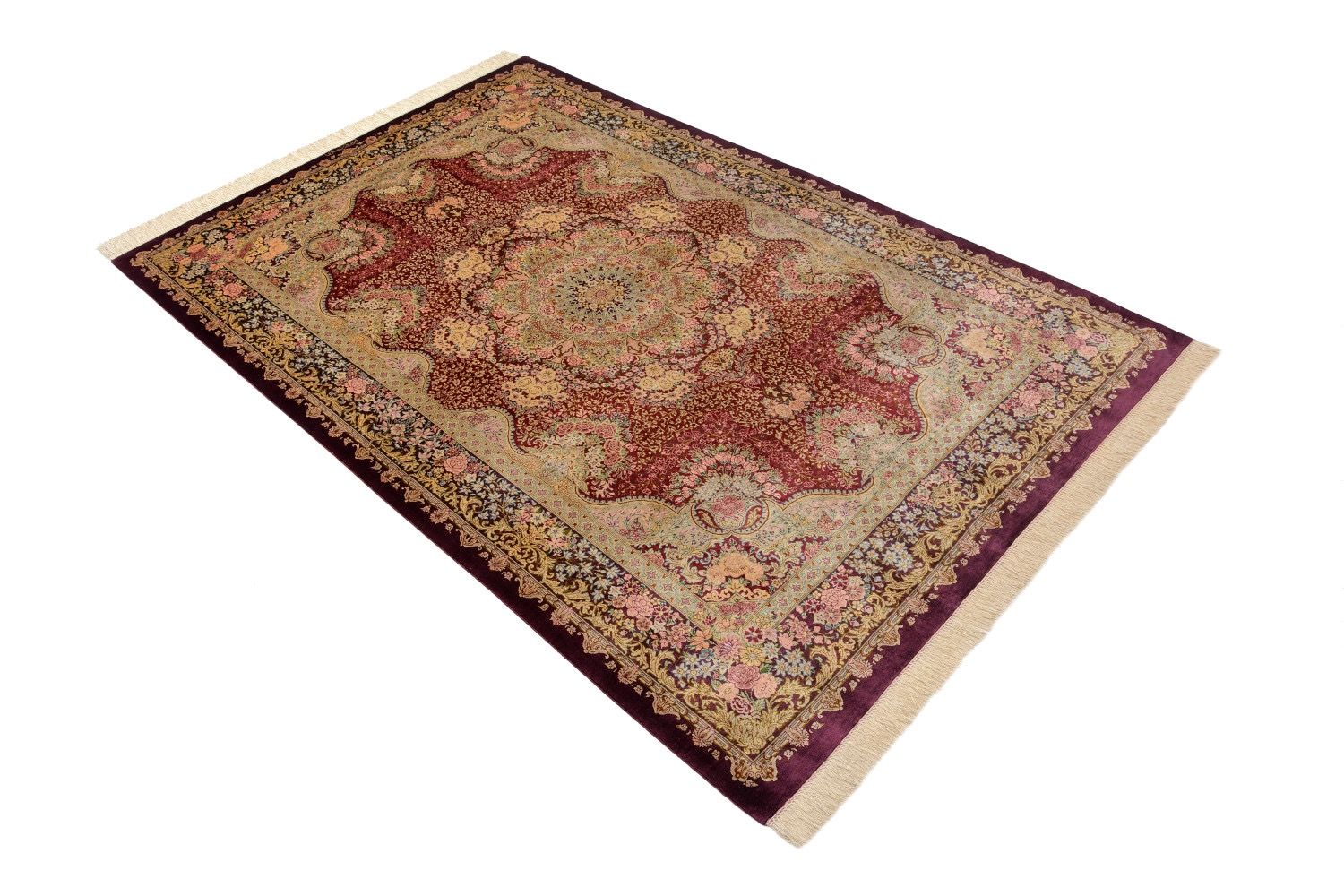 Orientteppich Ghom Seide Royal