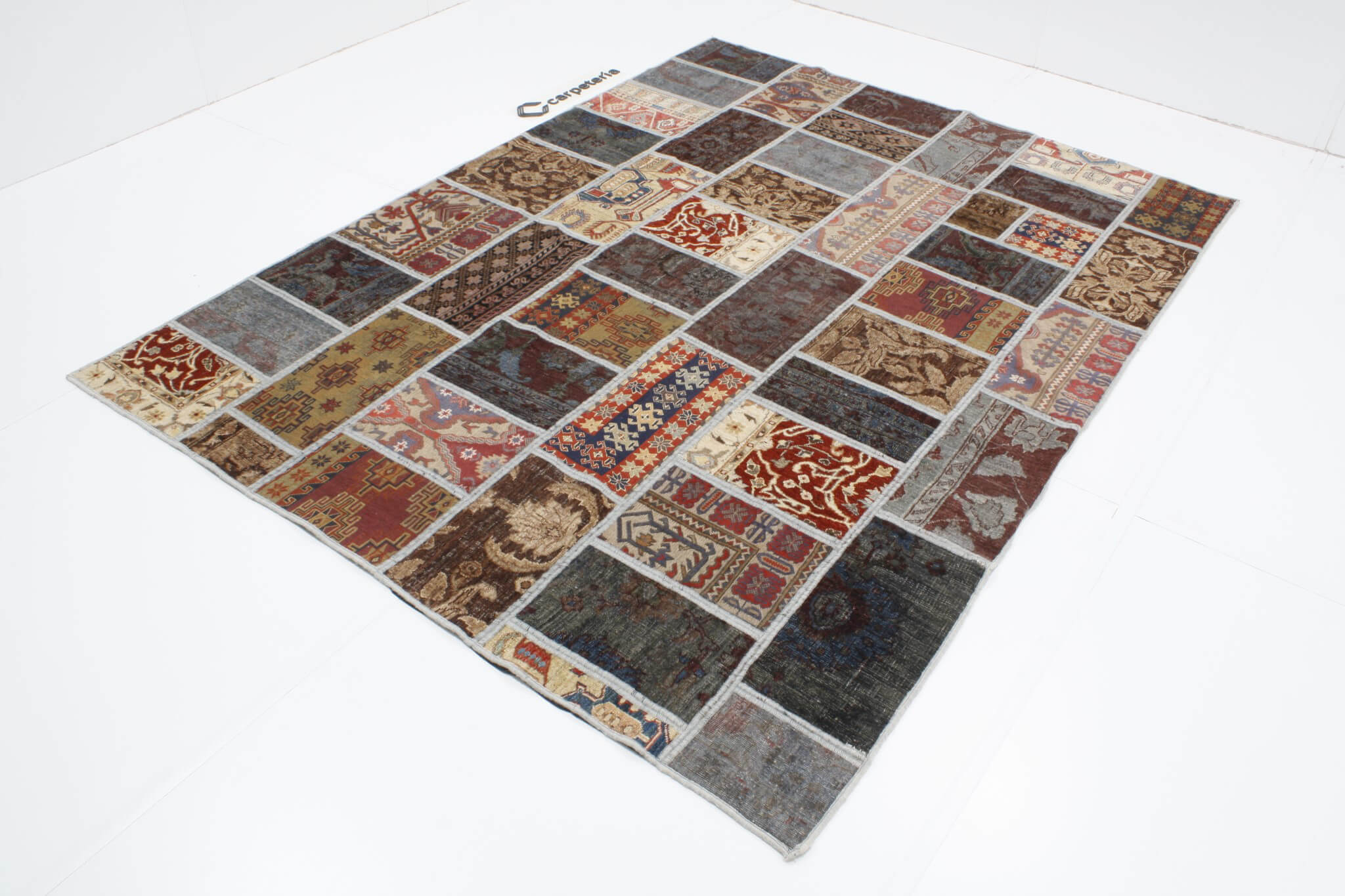 Moderner Teppich Patchwork