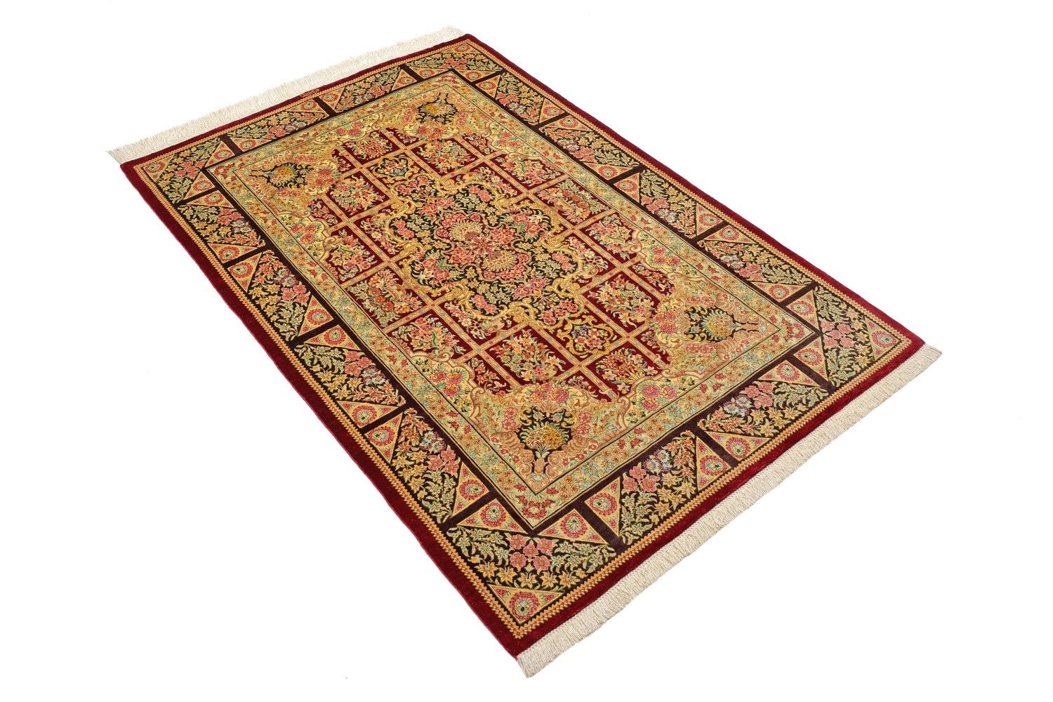 Orientteppich Ghom Seide Royal