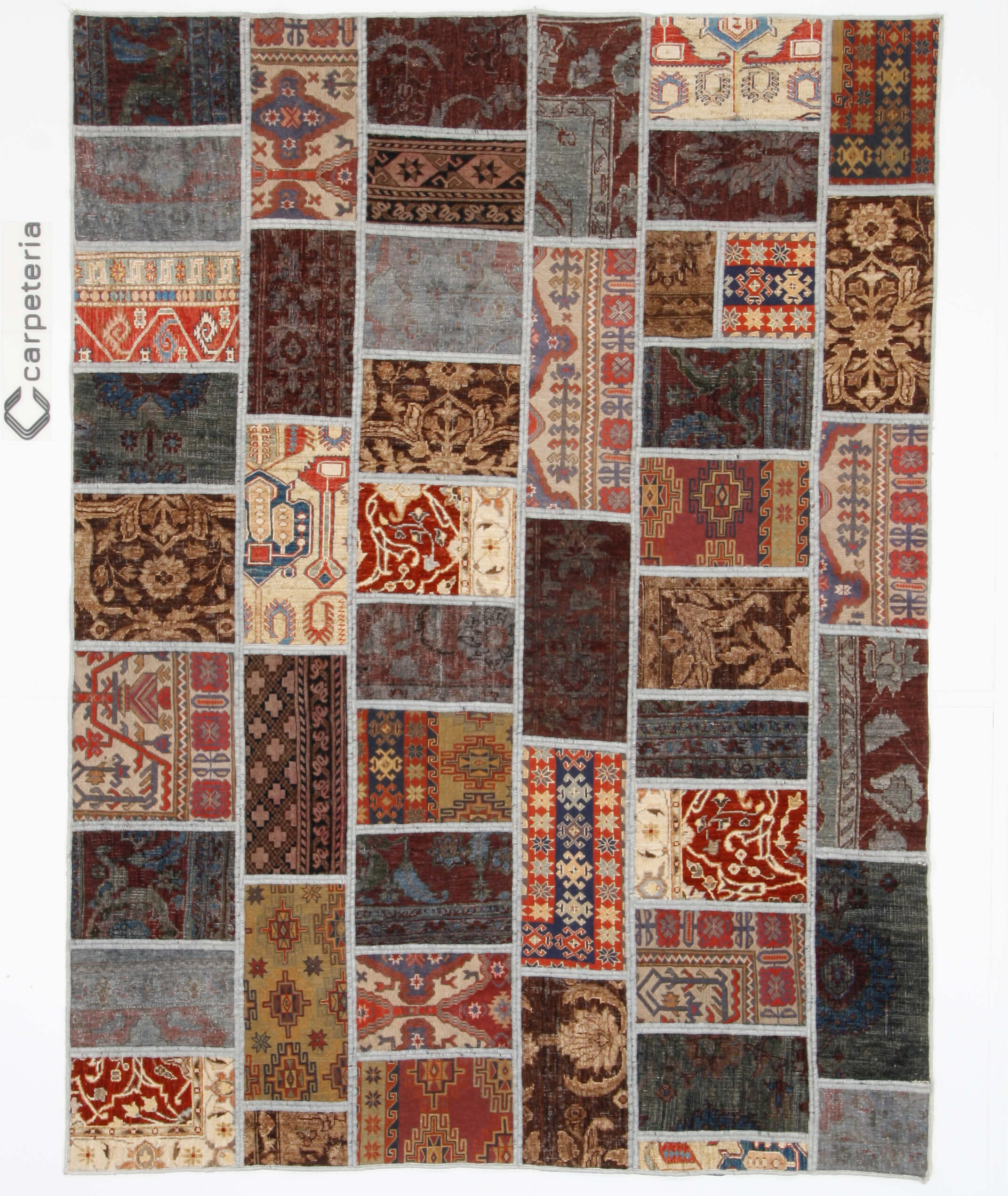 Moderner Teppich Patchwork