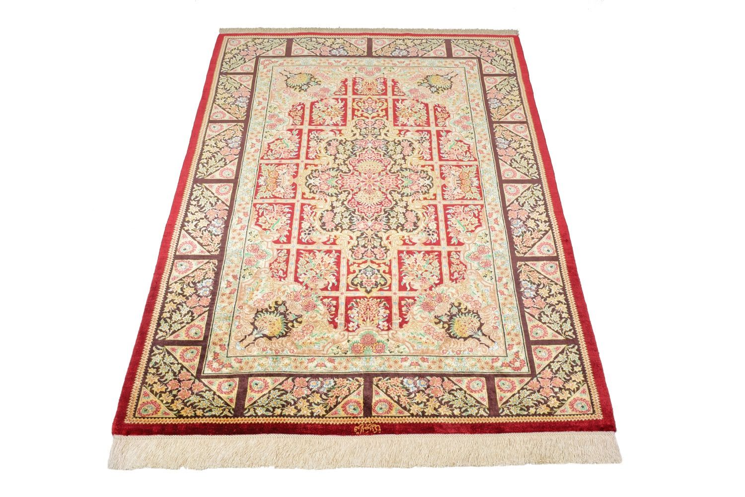Orientteppich Ghom Seide Royal