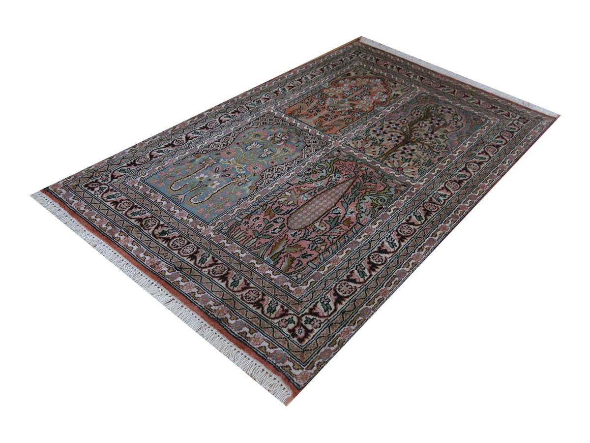 Kashmir-Seiden-Orientteppich Exklusiv