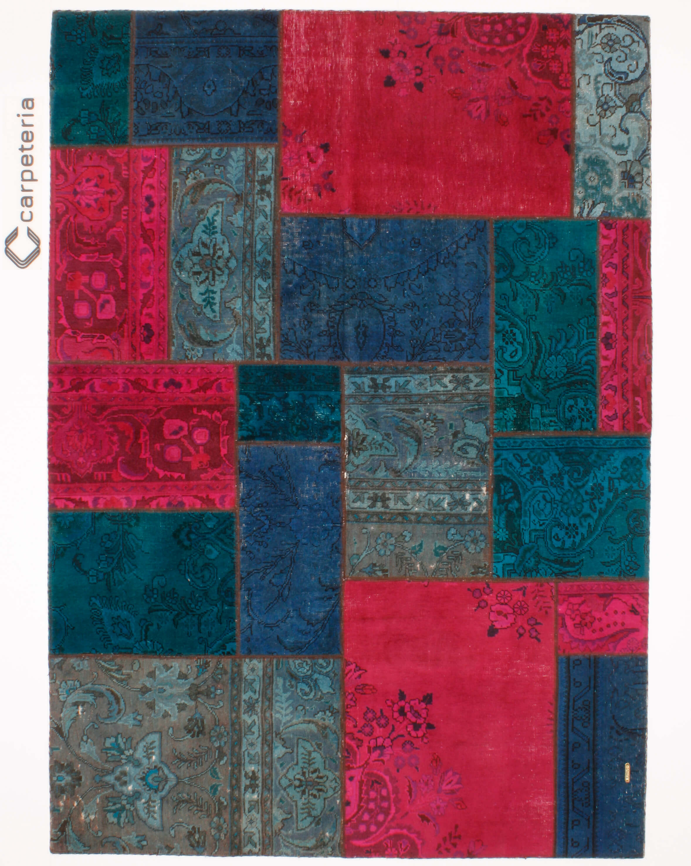 Perserteppich Patchwork Design