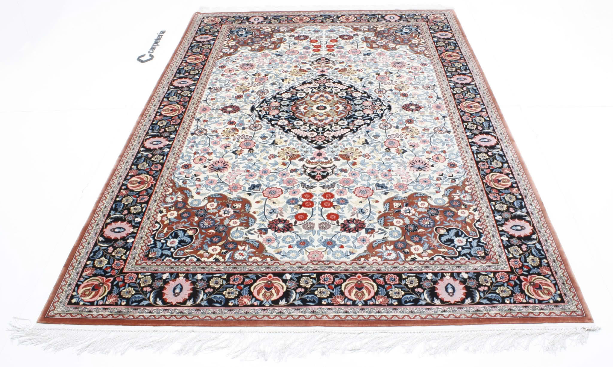 Hereke-Seiden-Orientteppich