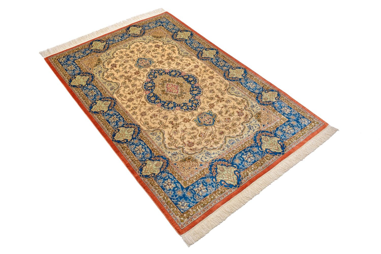 Orientteppich Ghom Seide Royal