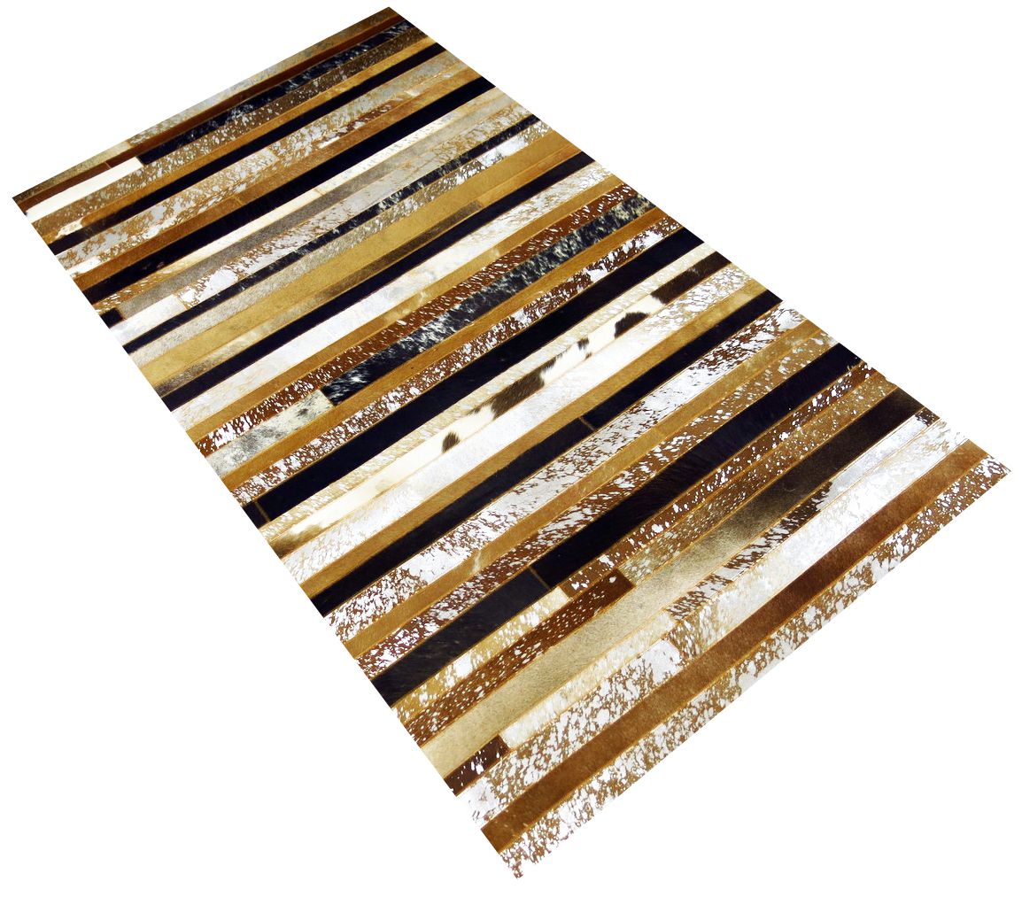 Moderner Teppich Leder Excelsior