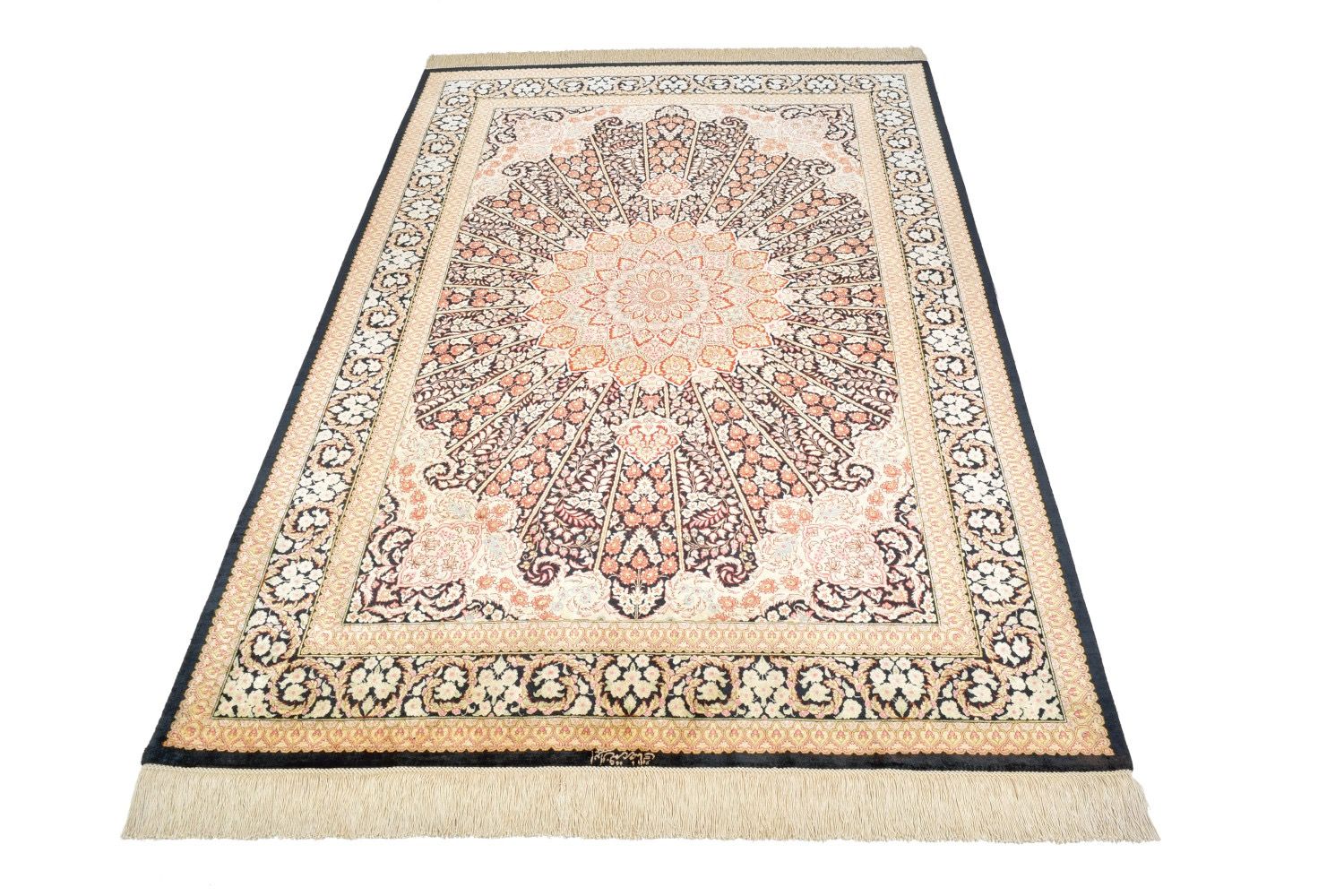 Orientteppich Ghom Seide Royal