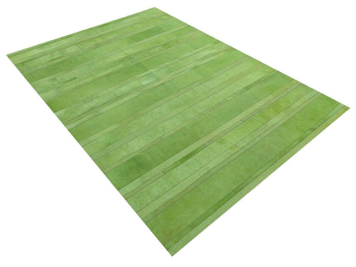 Moderner Teppich Cascade Leder Premium Grün