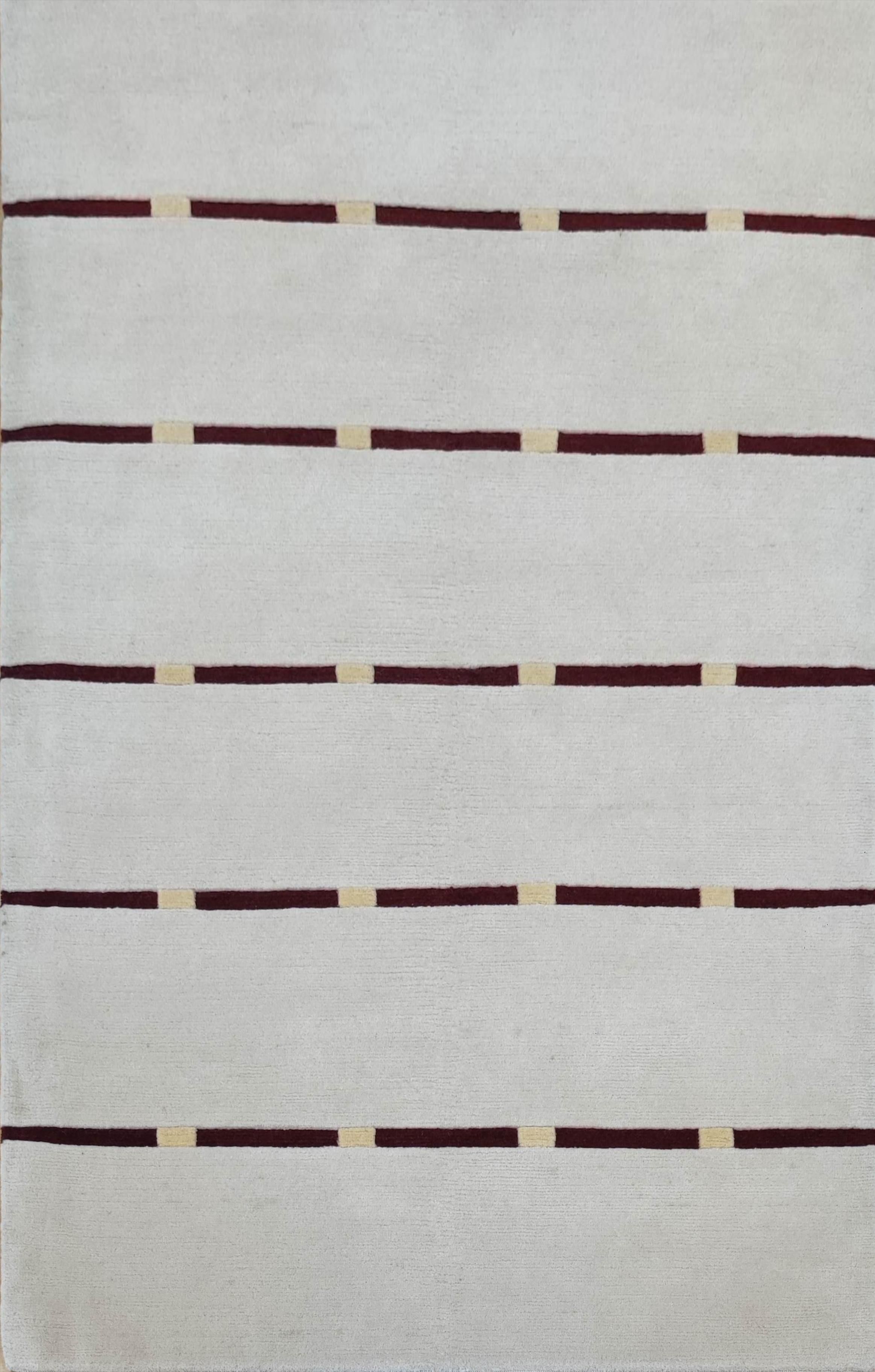 Moderner Teppich Original Nepal Natural