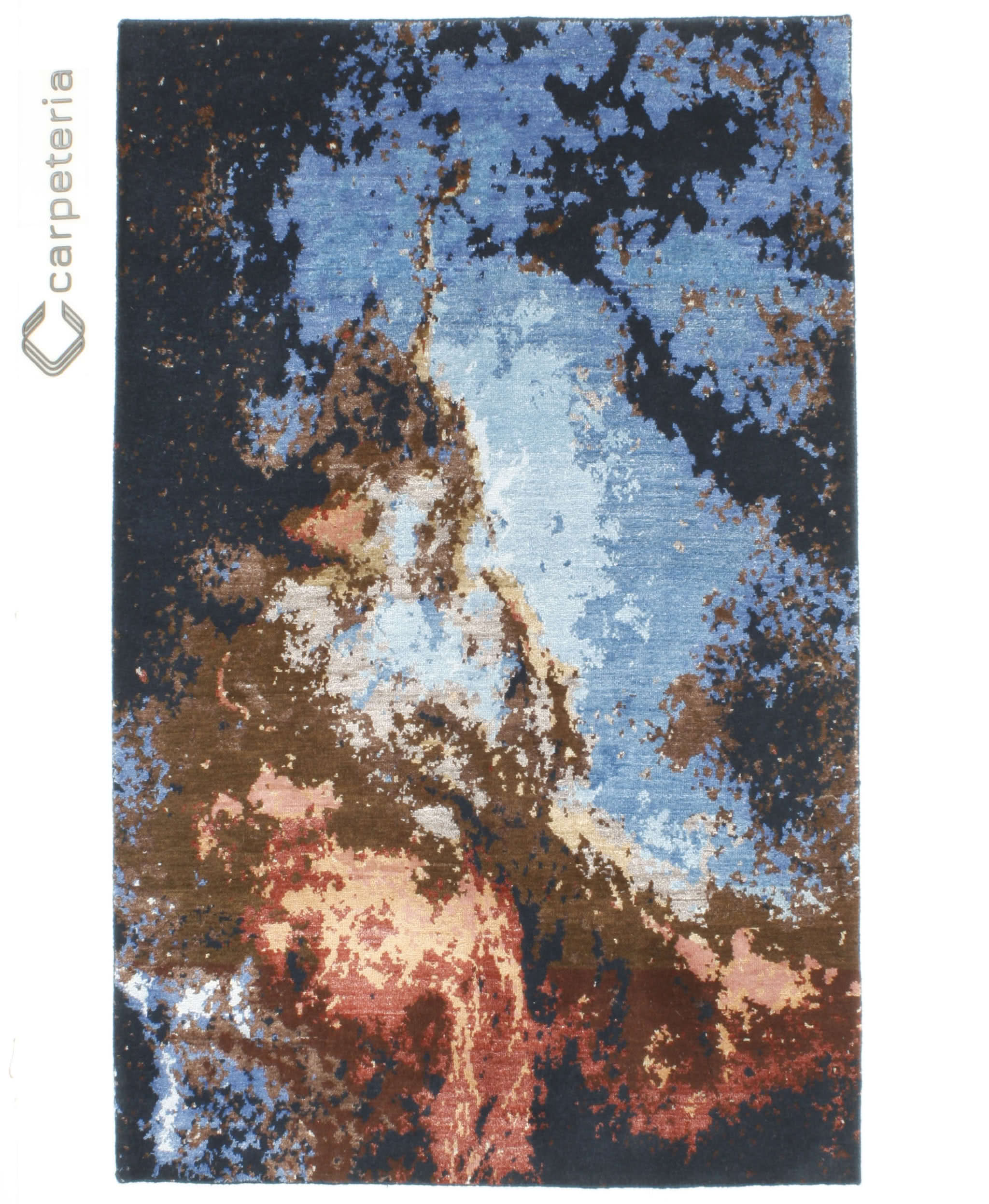 Moderner Teppich Ikat Royal