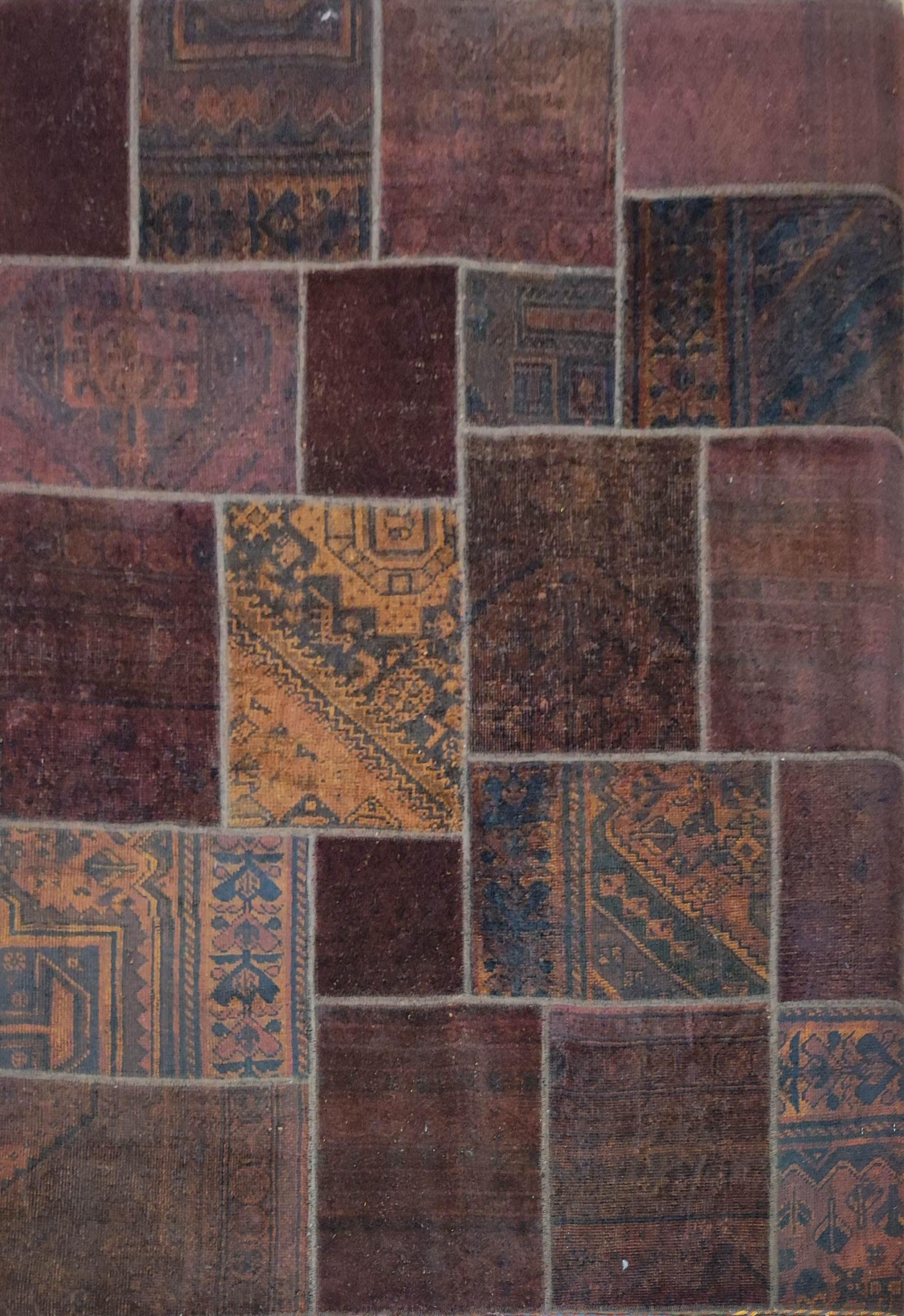 Moderner Teppich Patchwork Modern