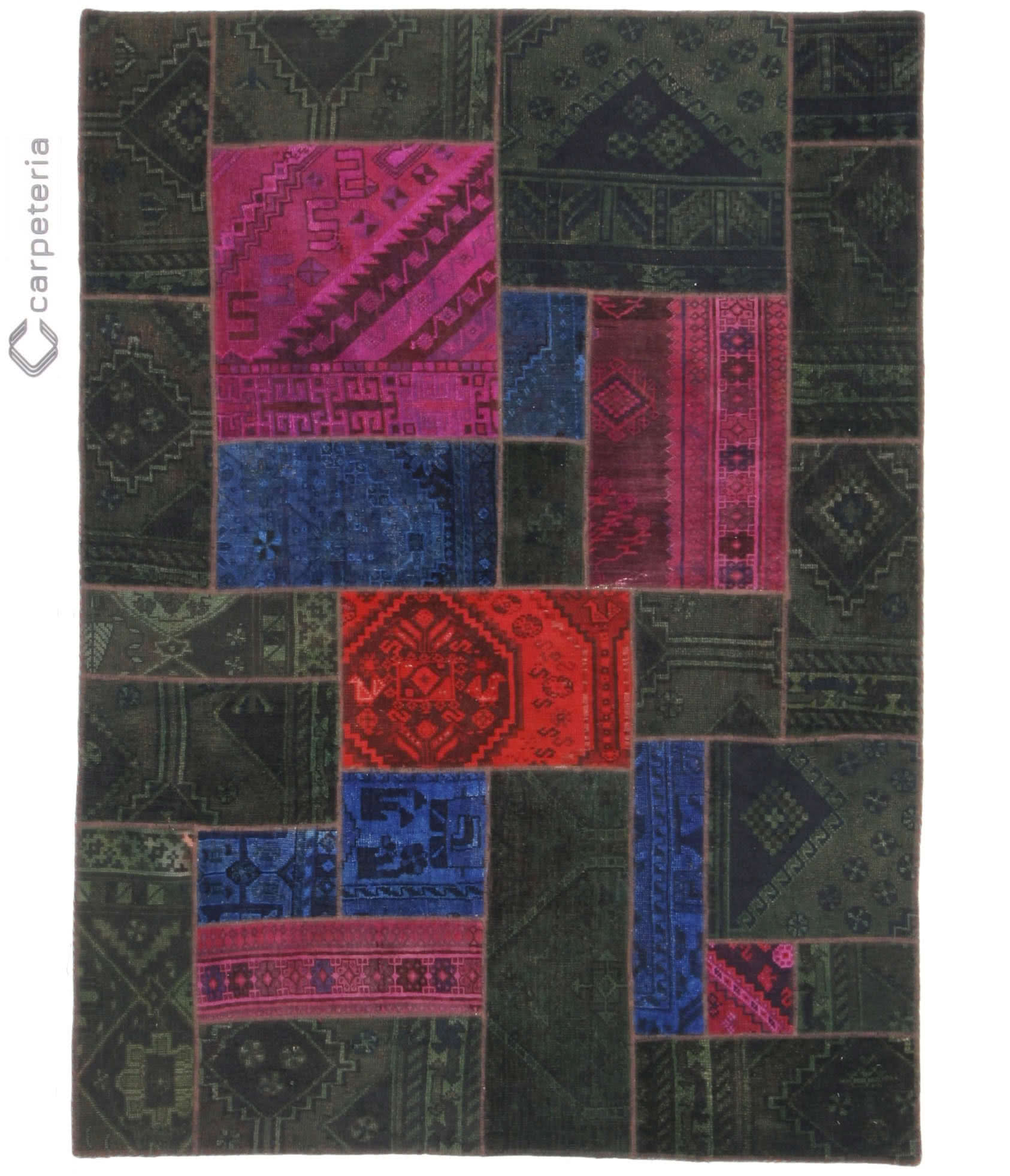 Perserteppich Patchwork Modern
