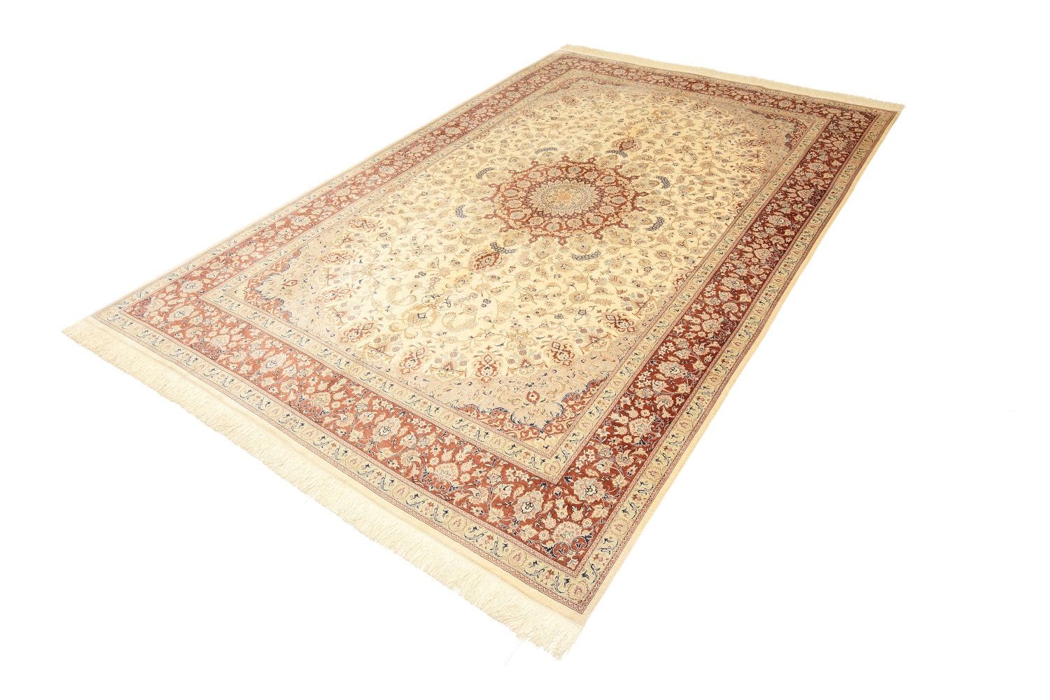 Orientteppich Ghom Seide Royal