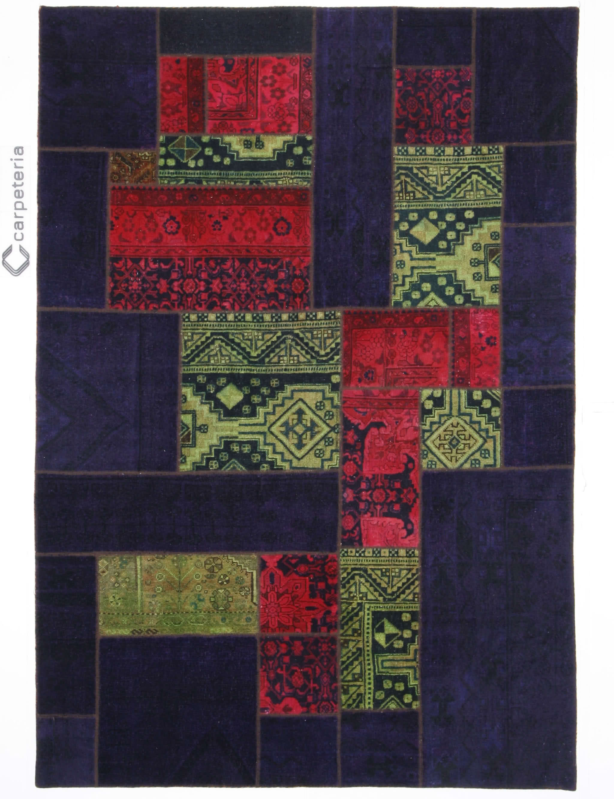 Perserteppich Patchwork Modern