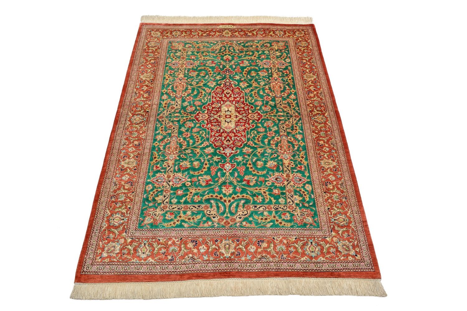 Orientteppich Ghom Seide Royal