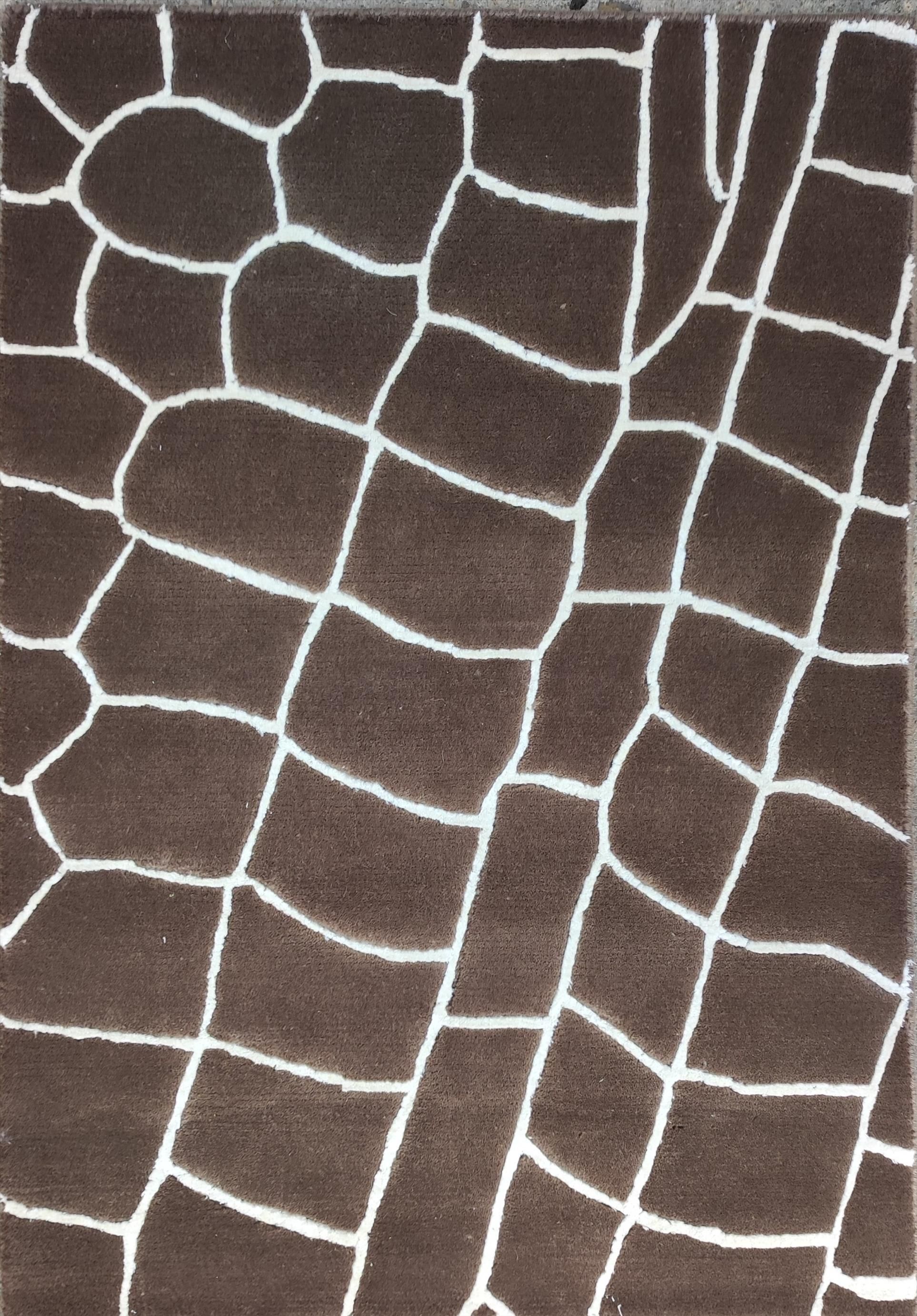 Moderner Teppich Nepal Design