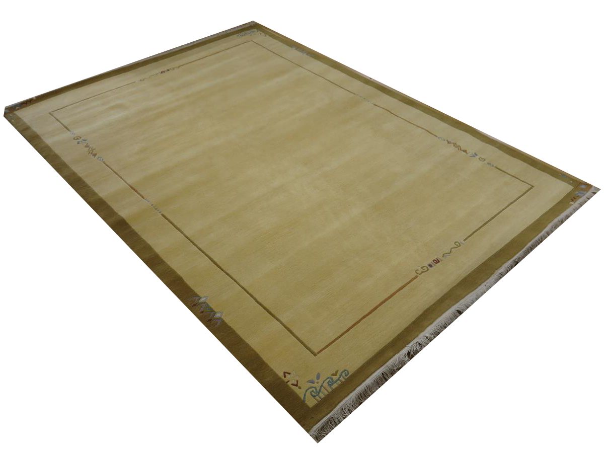Moderner Teppich Original Nepal Natural