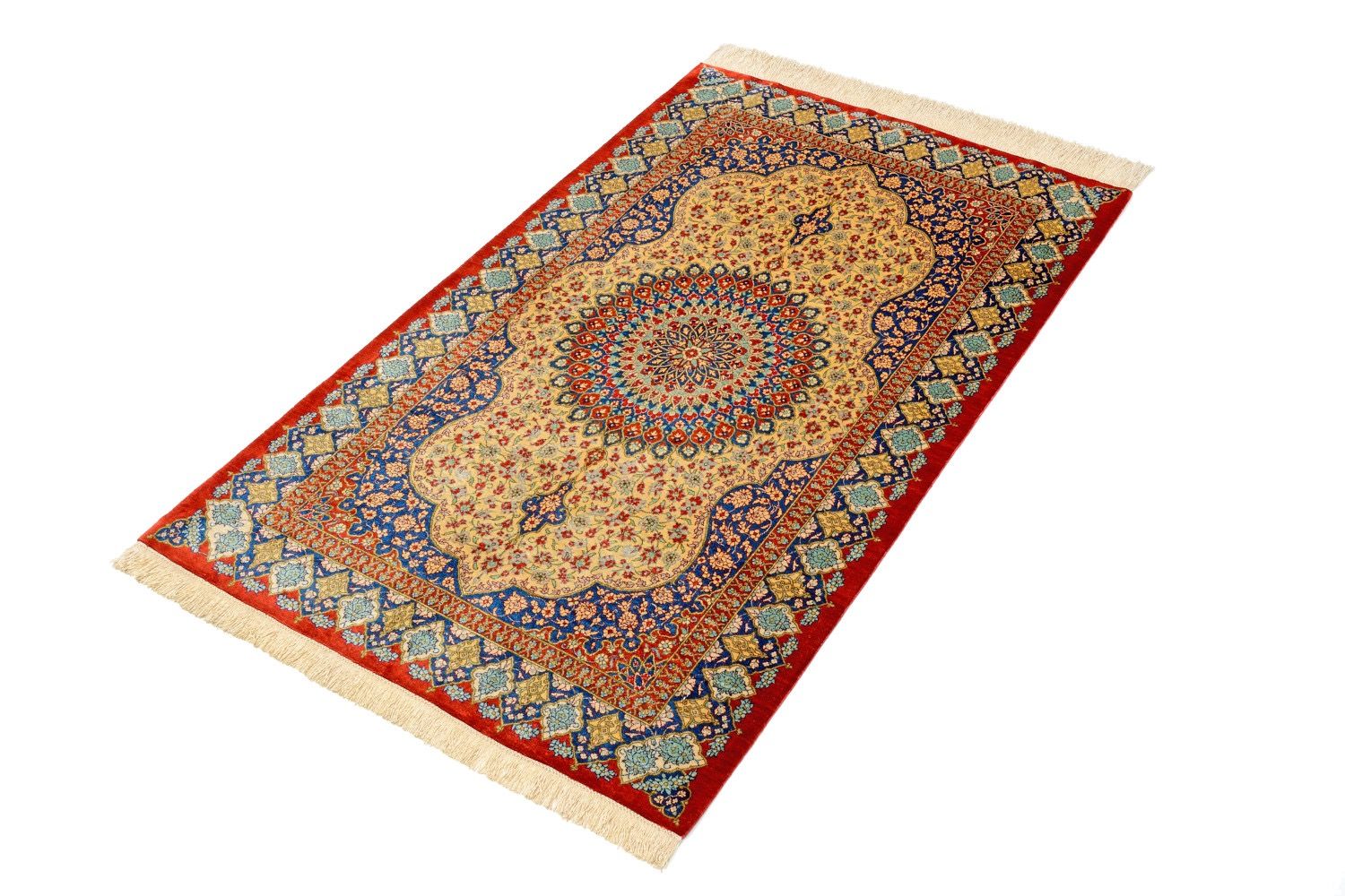 Orientteppich Ghom Seide Royal