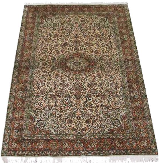 Kashmir-Seiden-Orientteppich Exklusiv