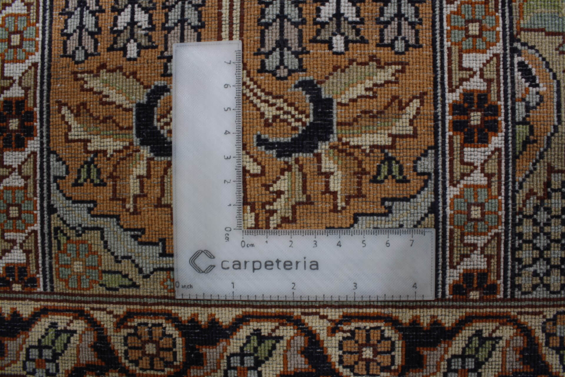 Kashmir-Seiden-Orientteppich Exklusiv