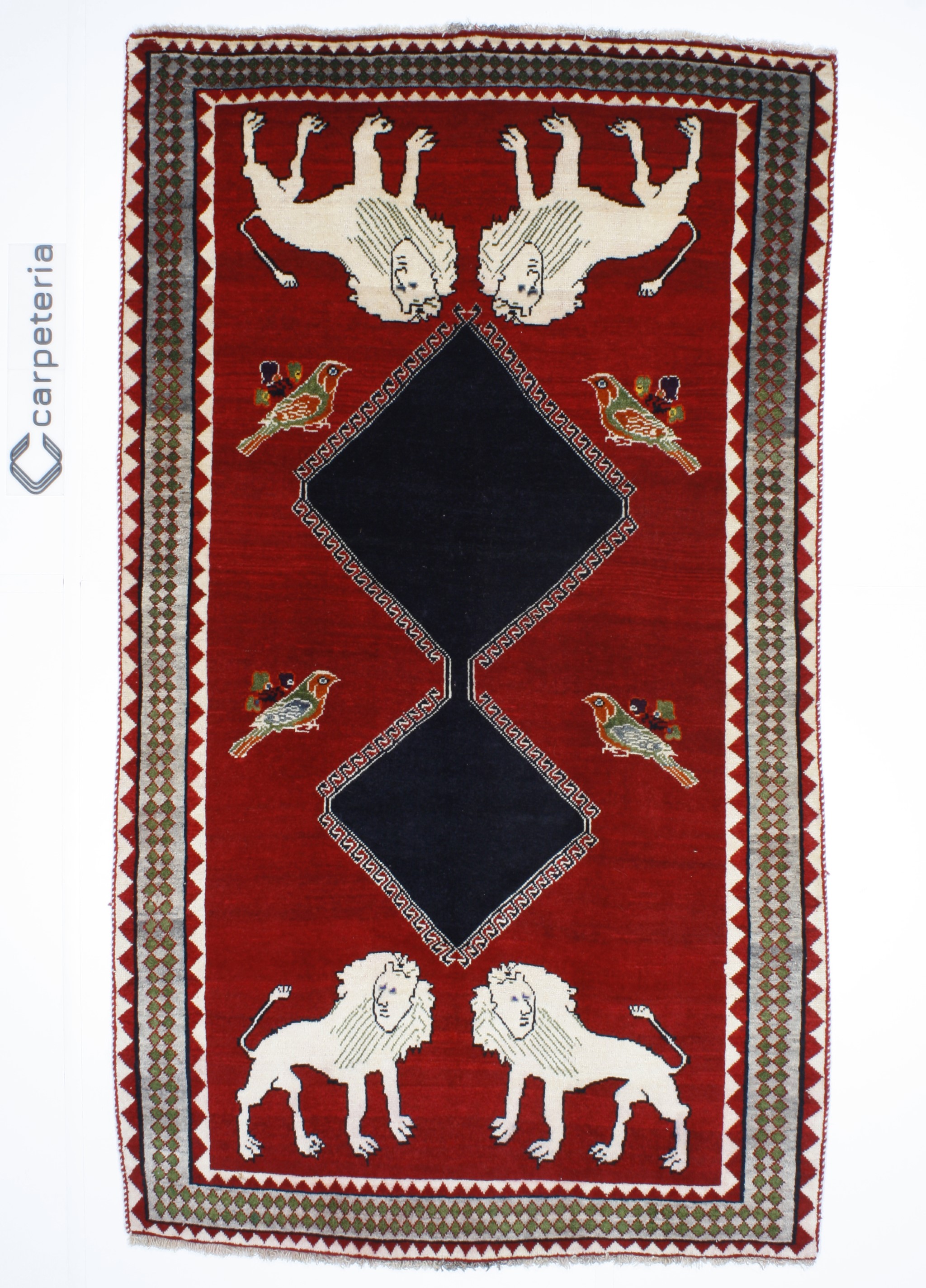 Perserteppich Shiraz Figural