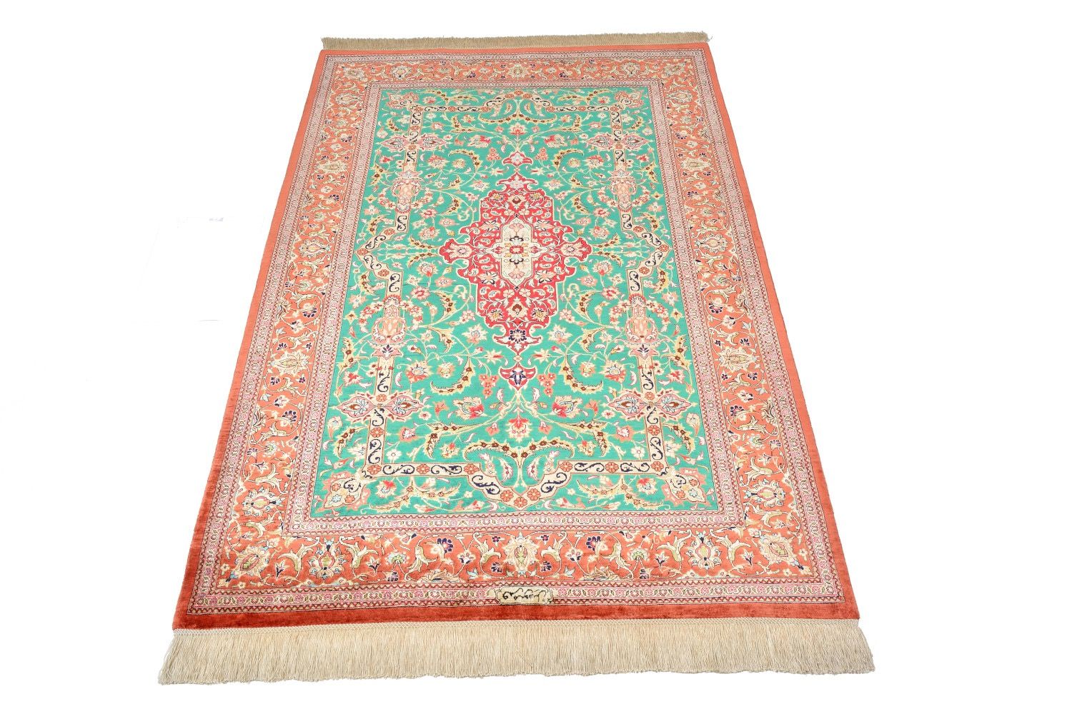 Orientteppich Ghom Seide Royal