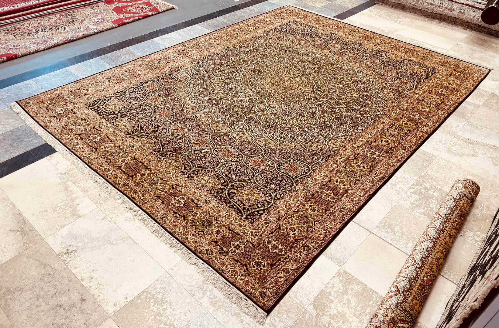 Orientteppich Kashmir Seide/Seide Royal