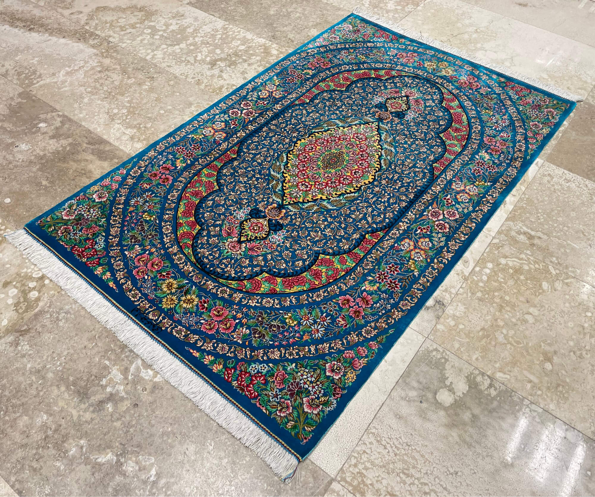 Perserteppich Qom Seide Royal