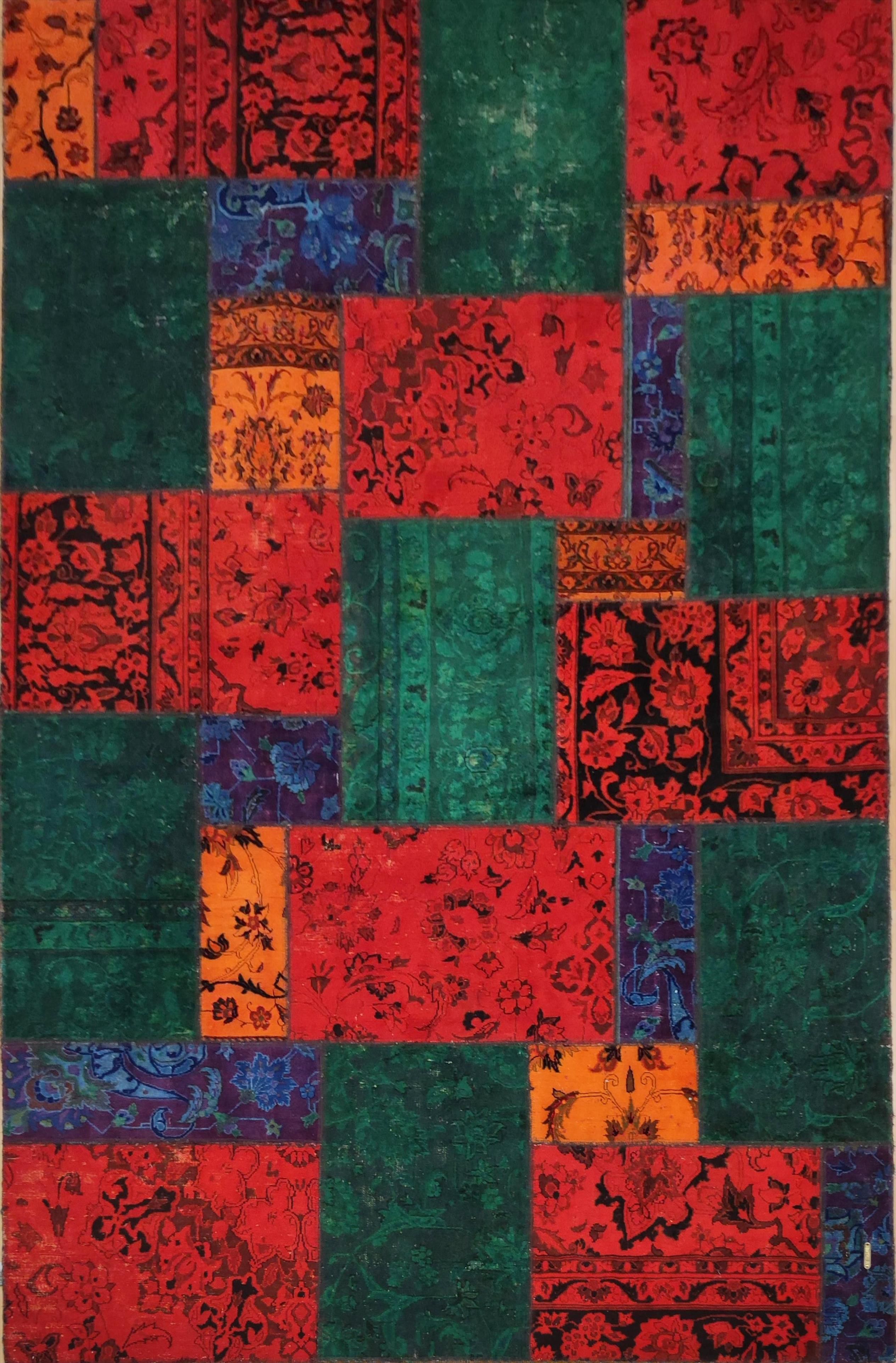 Moderner Teppich Patchwork Modern
