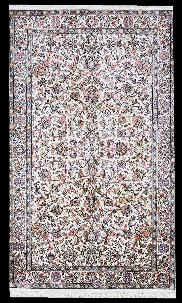 Kashmir-Seiden-Orientteppich Exklusiv