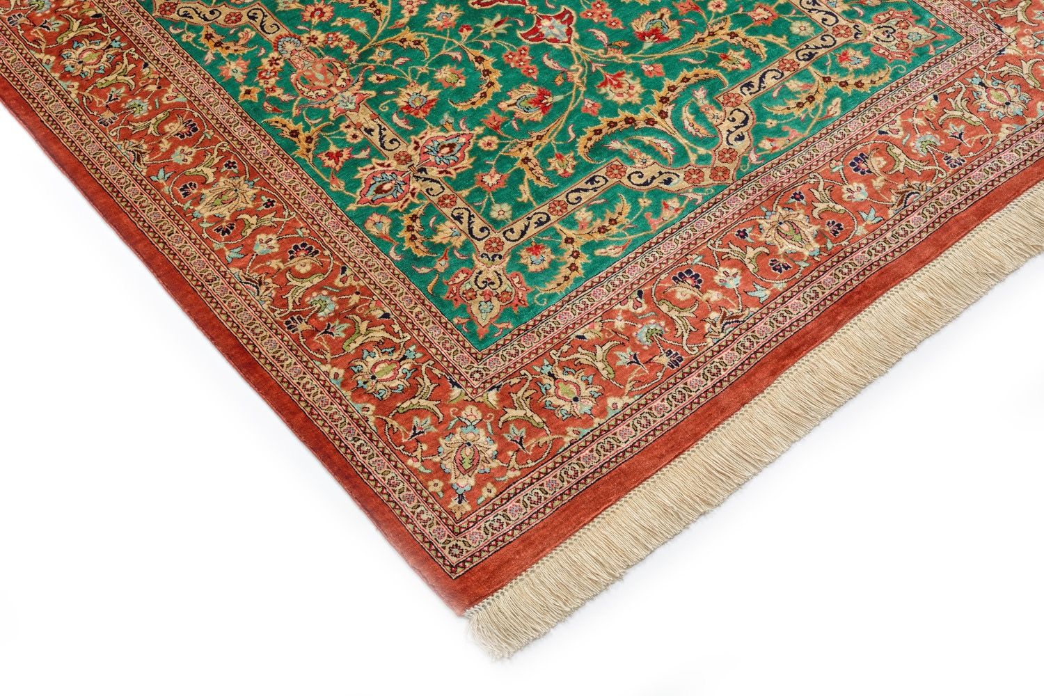Orientteppich Ghom Seide Royal