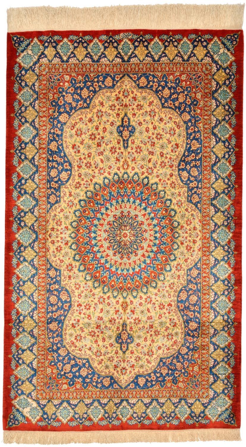 Orientteppich Ghom Seide Royal