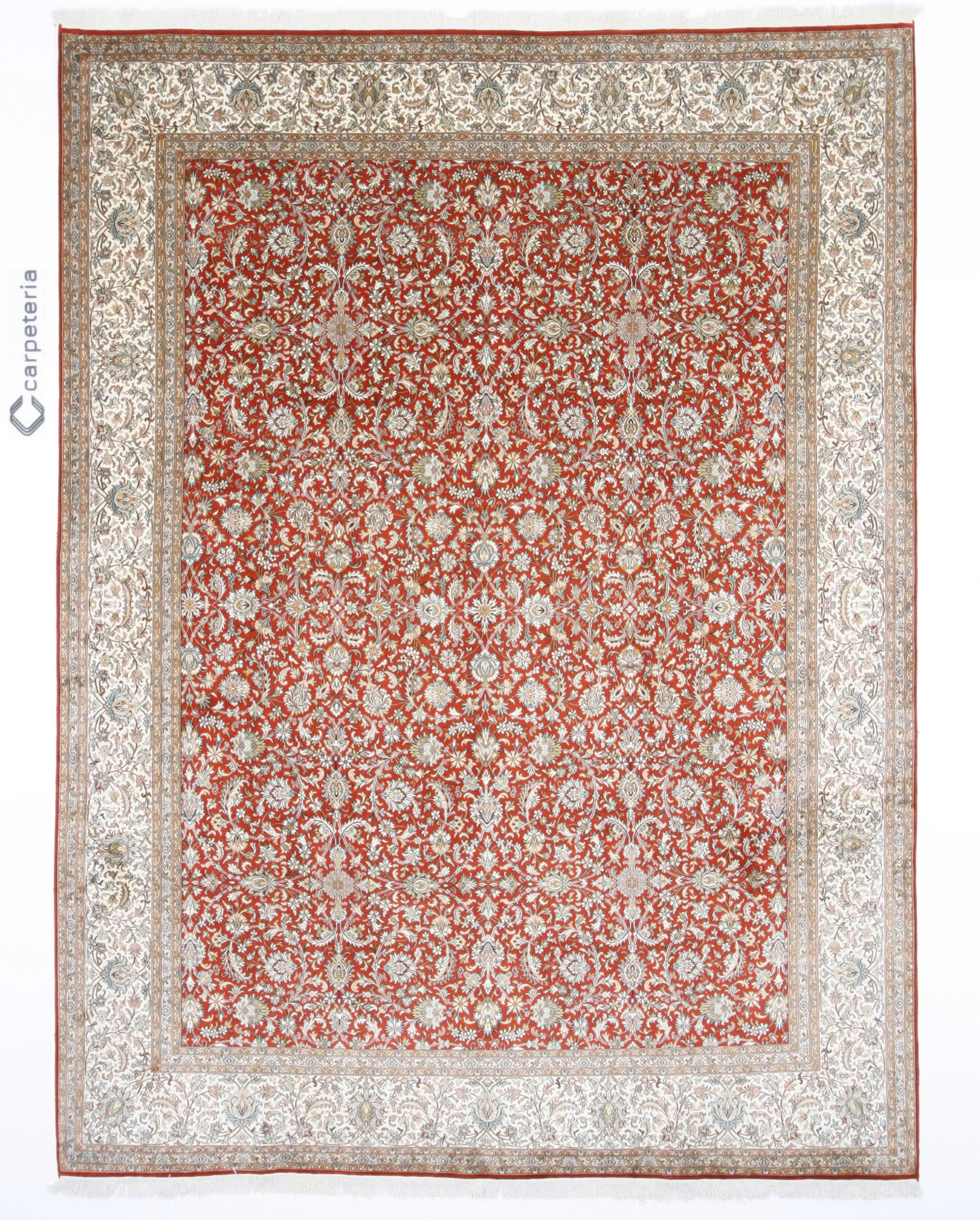 Kashmir-Seiden-Orientteppich Exklusiv