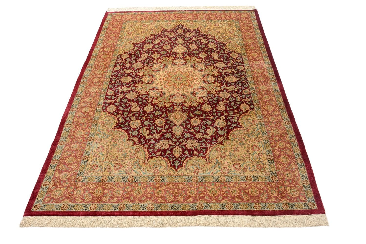 Orientteppich Ghom Seide Royal
