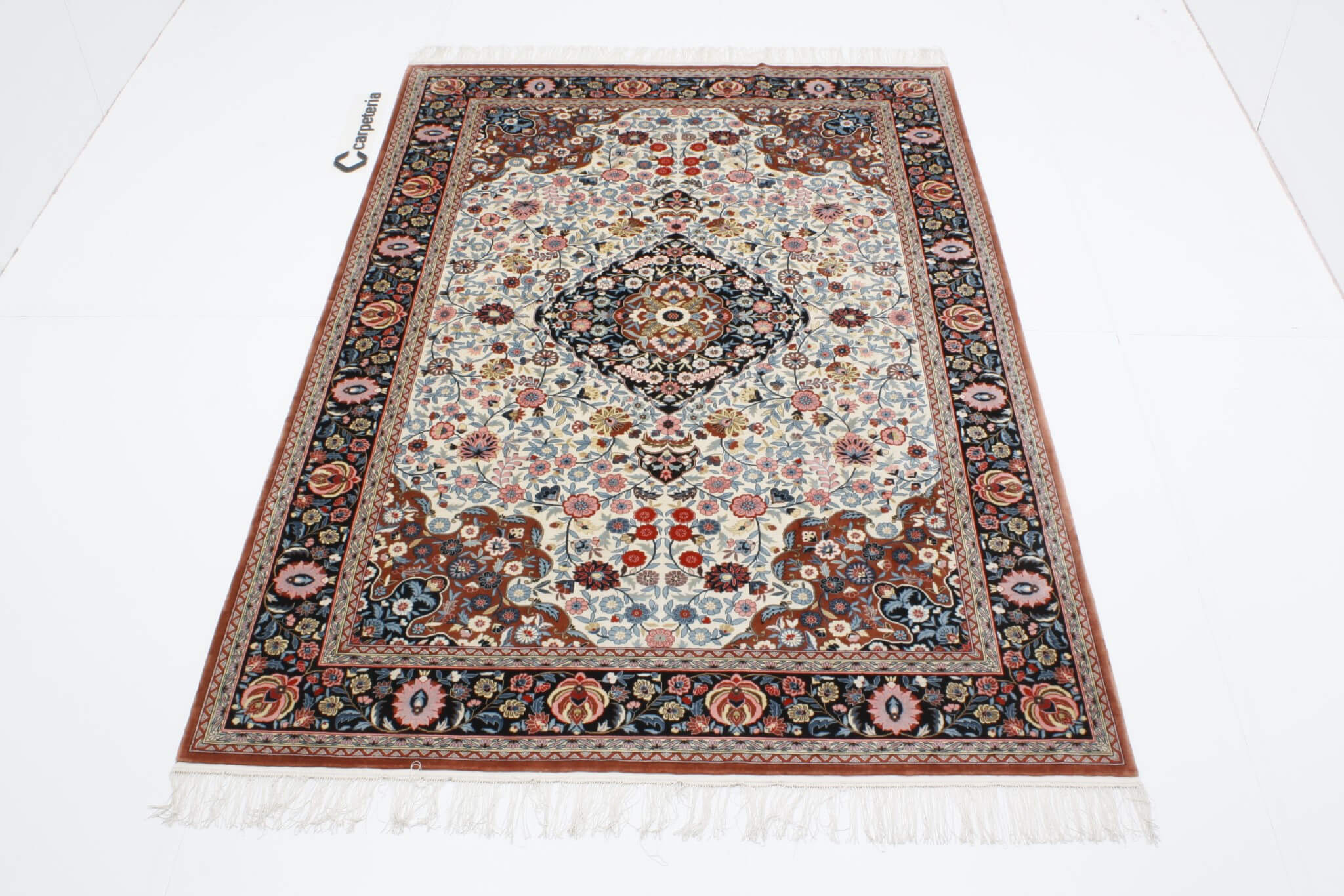 Hereke-Seiden-Orientteppich
