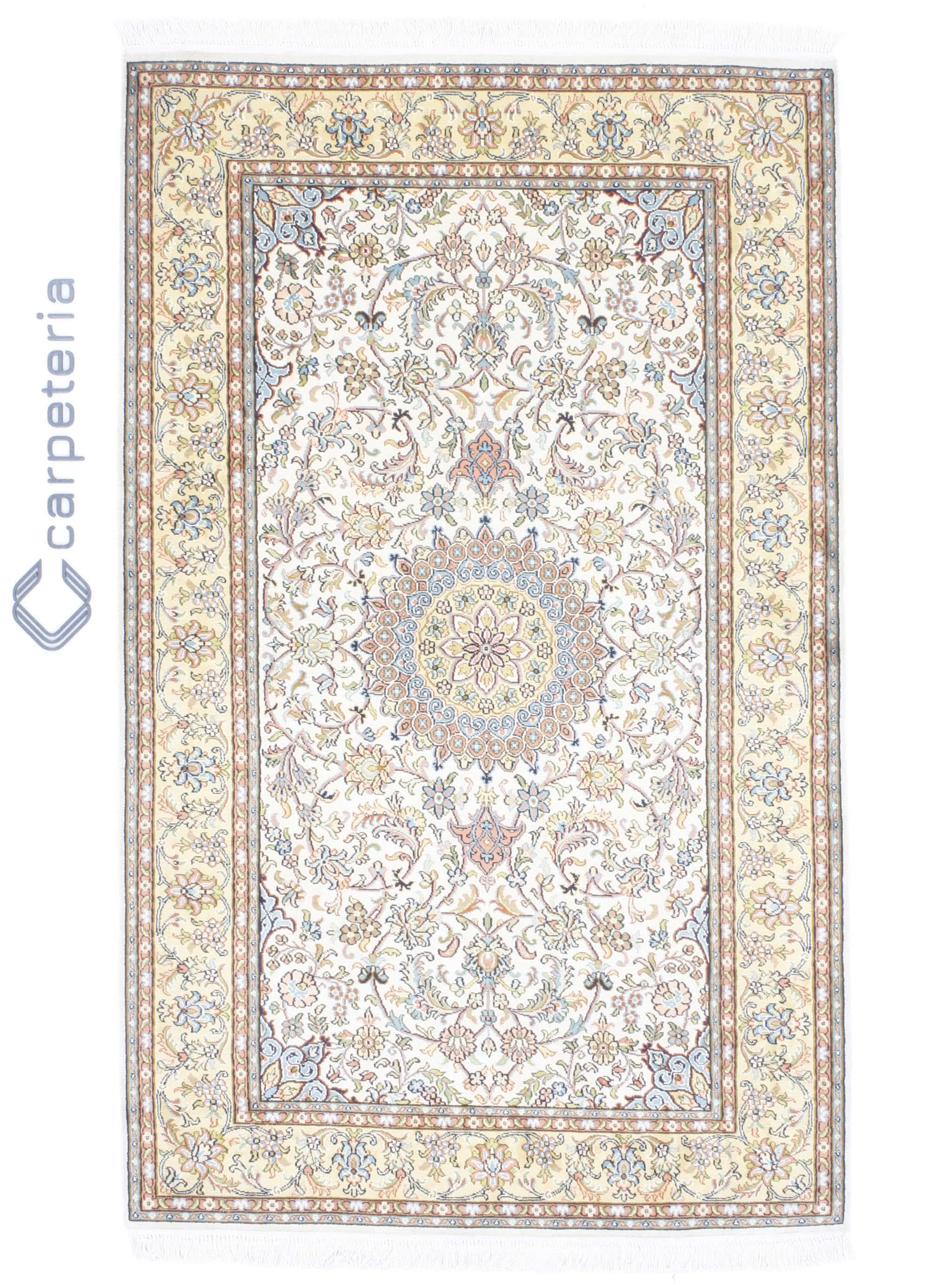 Kashmir-Seiden-Orientteppich Exklusiv