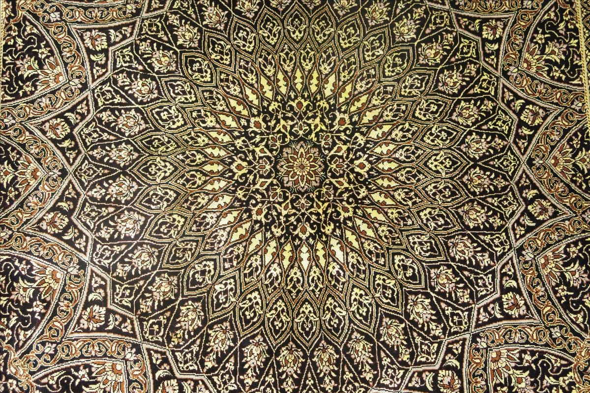 Ghom-Seiden-Orientteppich Imperial