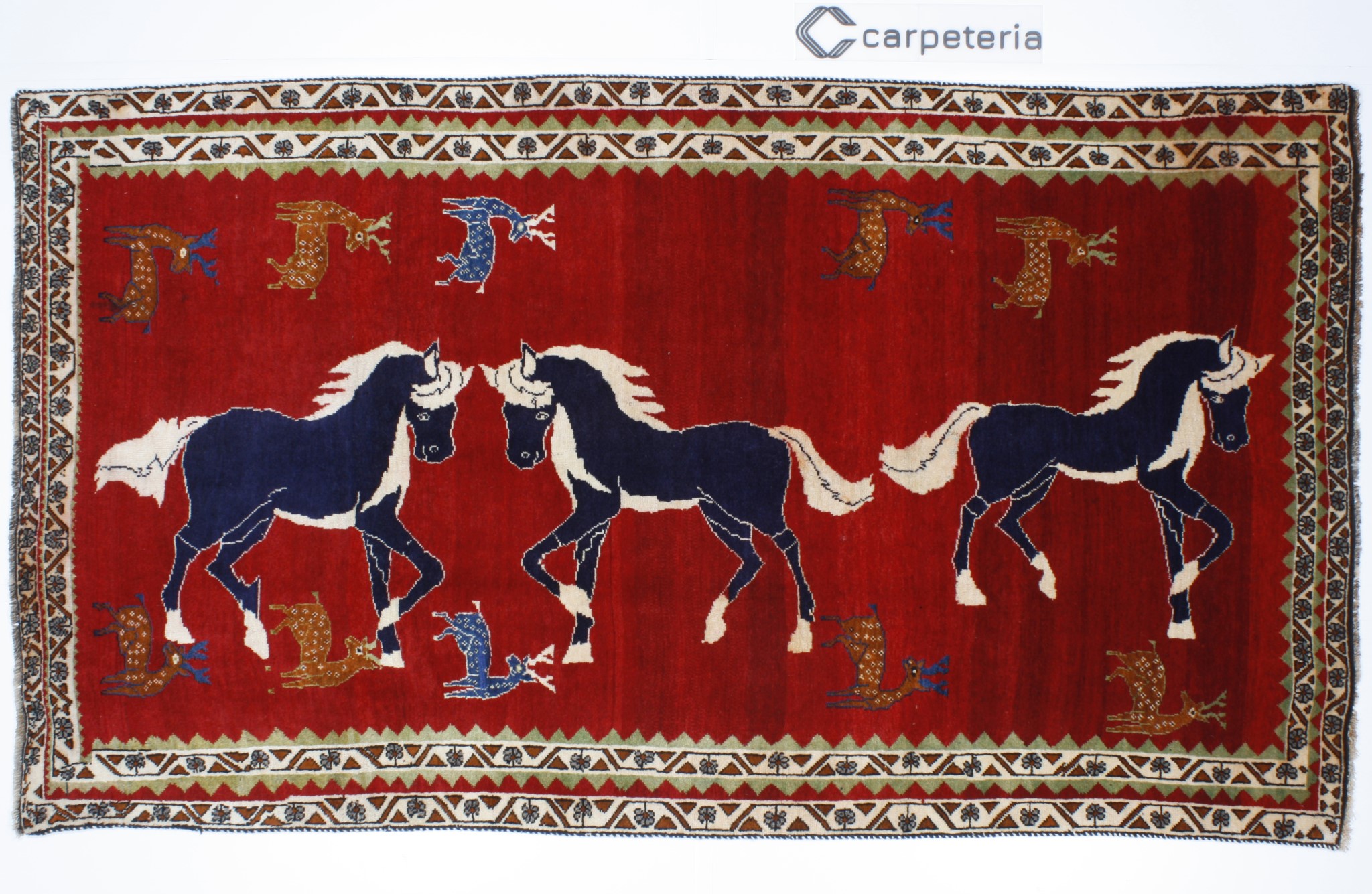 Perserteppich Shiraz Figural