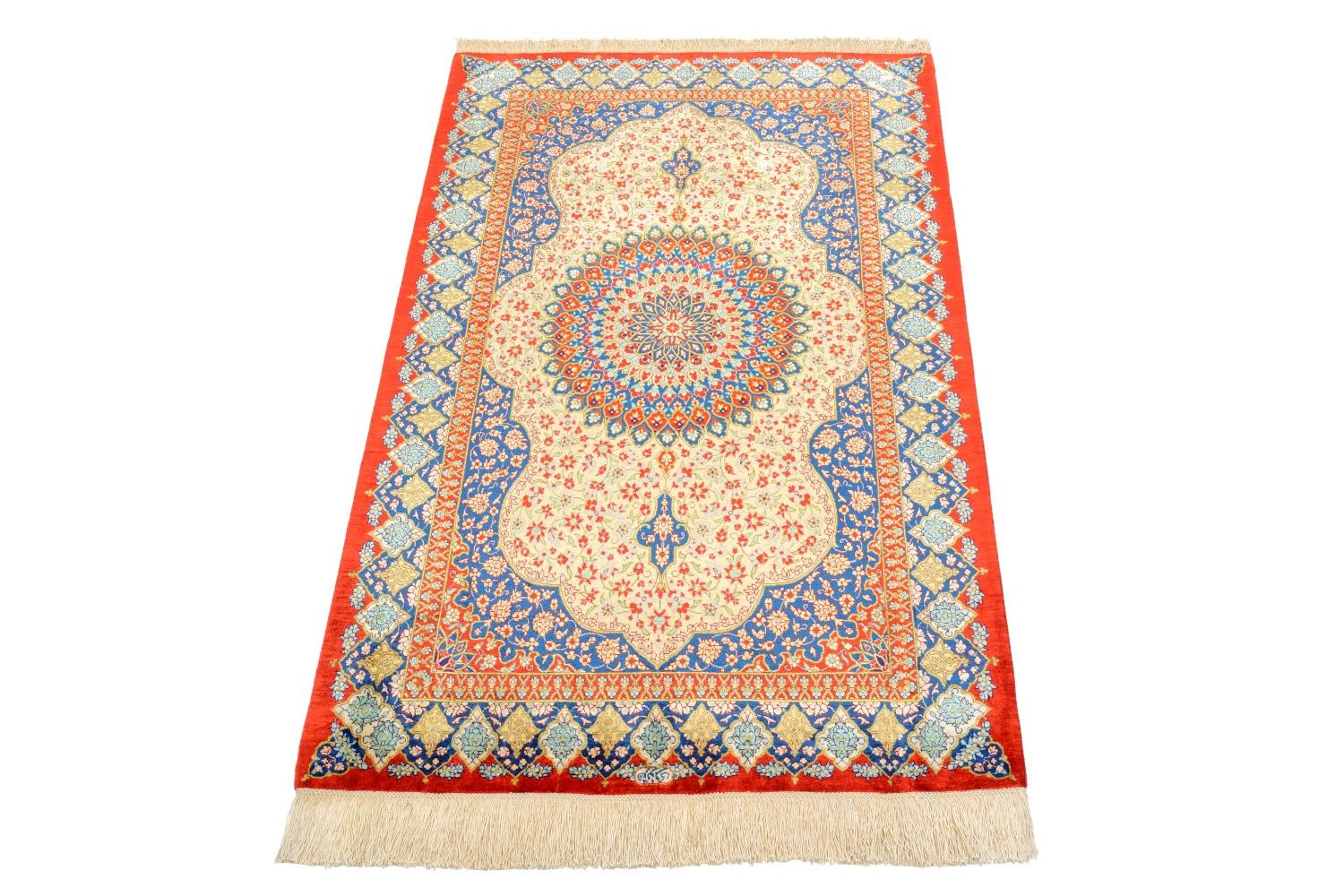 Orientteppich Ghom Seide Royal