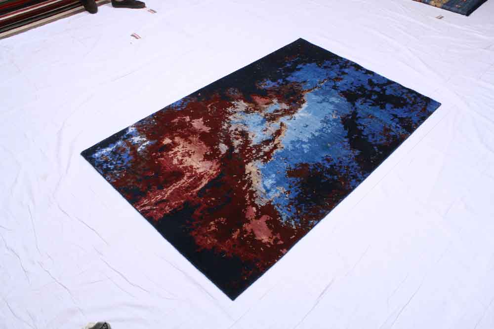 Moderner Teppich Ikat Royal