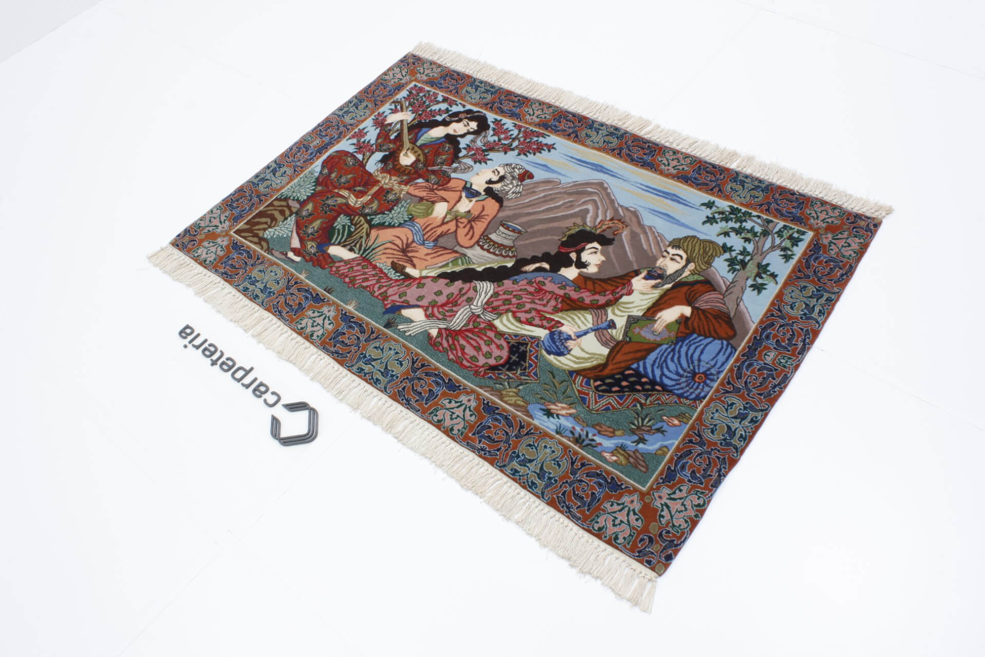 Perserteppich Isfahan Figural