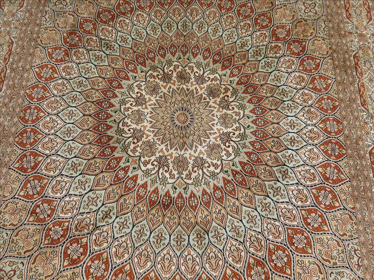 Orientteppich Kashmir Seide Exklusiv Gumbad