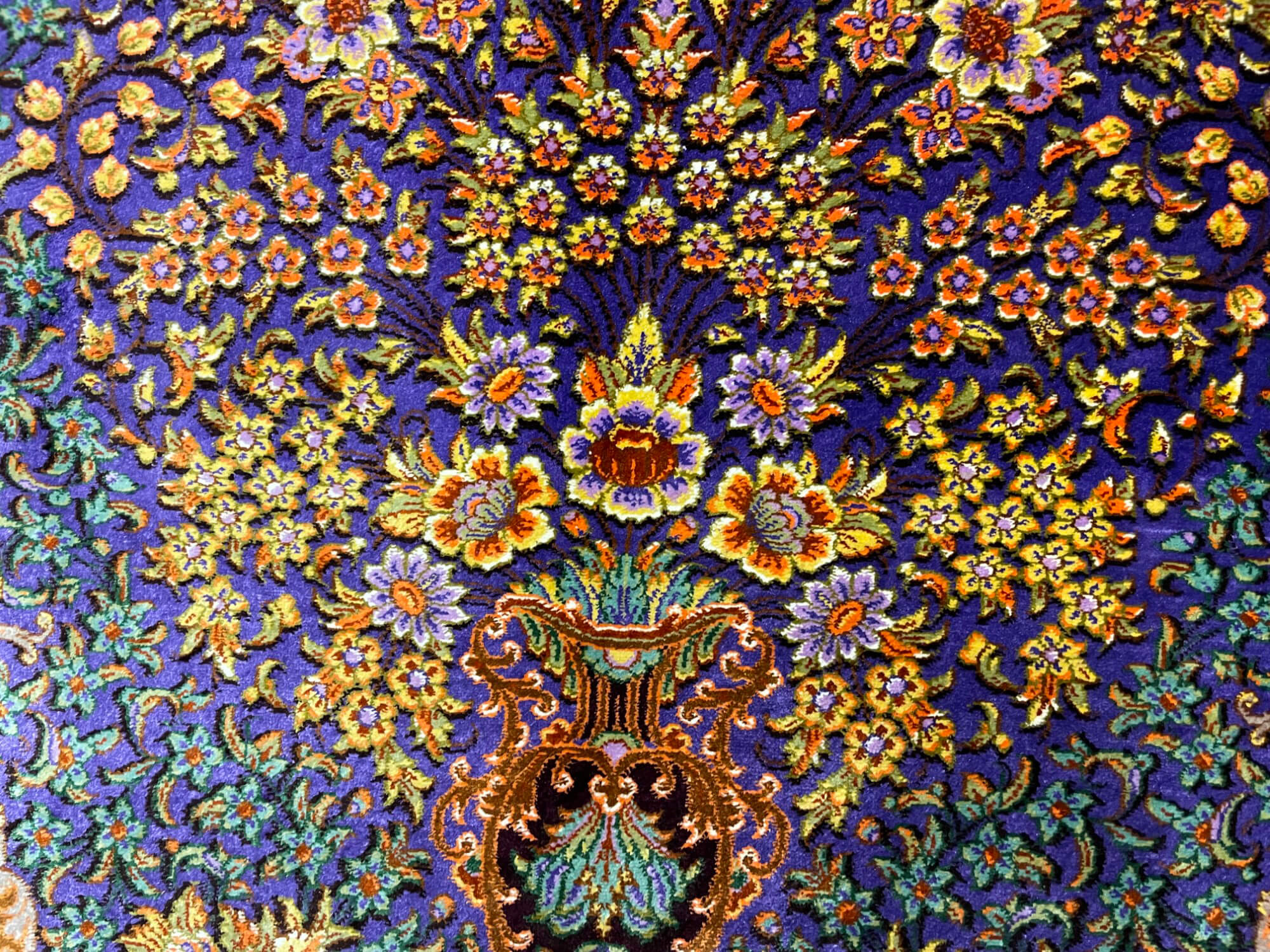 Perserteppich Qom Seide Royal