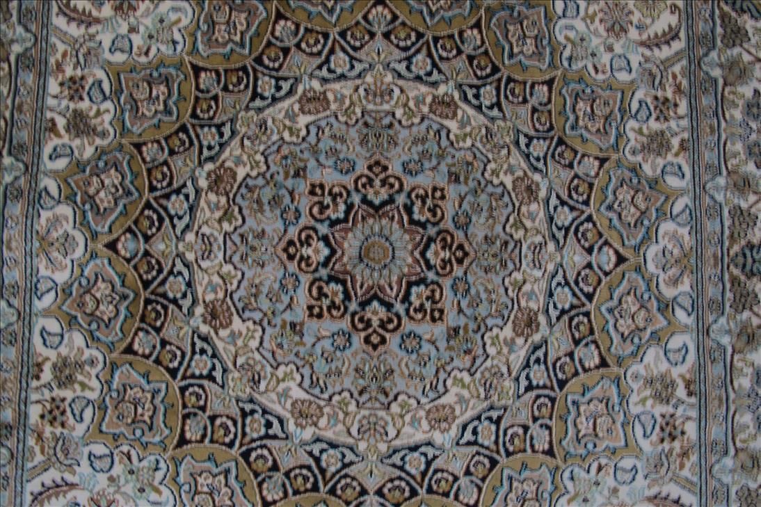 Kashmir-Seiden-Orientteppich Exklusiv